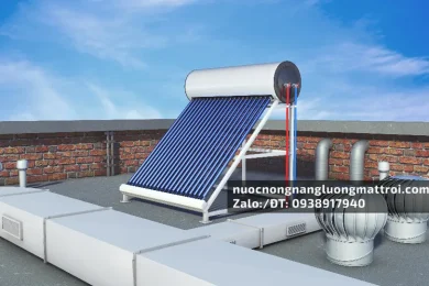 Sửa chữa bảo trì máy nước nóng năng lượng mặt trời tại KCN Sóng Thần